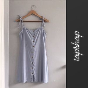 🏝️Topshop Ribbed Button Down Mini Dress NWT • 10